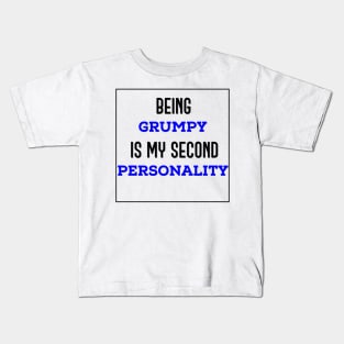 Grumpy Personality Kids T-Shirt